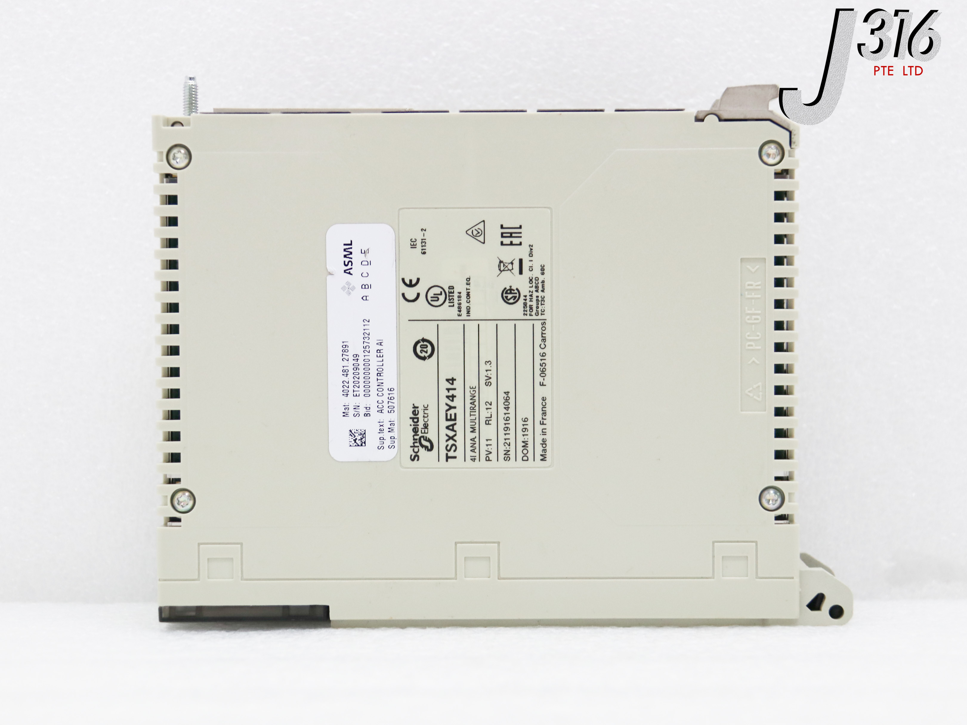 ［＿］ 34293 SCHNEIDER ELECTRIC PLC MODULE, 41 ANA MULTIRANGE, 4022.481